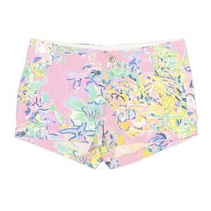 Lilly Pulitzer Size 4 Floral Print Pink Shorts